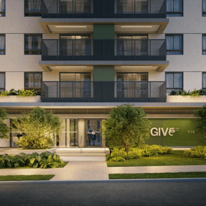 Imagem do imovel Give City Habitat | Apartamento 2 Quartos, no Capão Raso | 58,19 m²